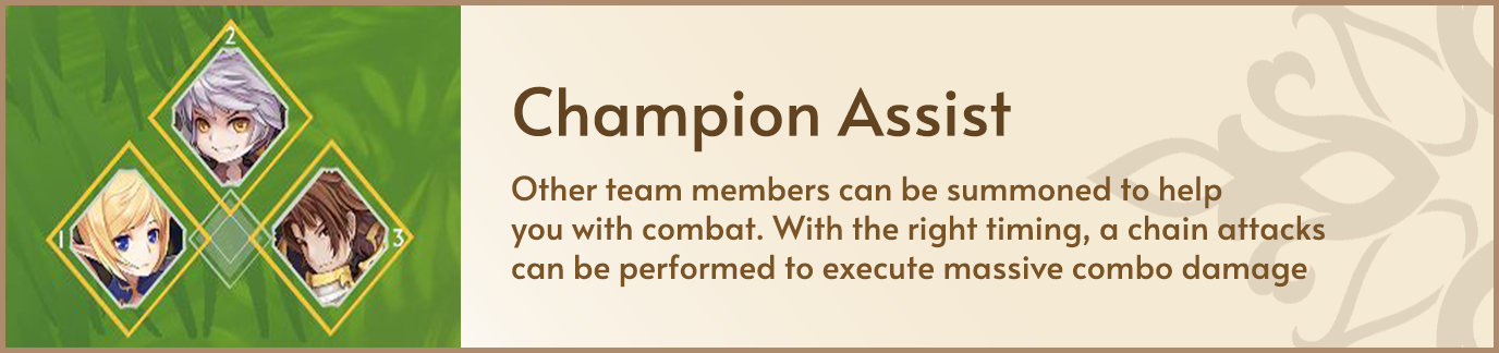 champion hunters champion assist, game features
